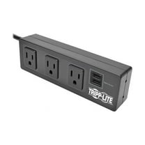 Tripp Lite TLP310USBS 3 Outlet Surge Protector with Mounting Brackets