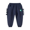thumbnail image 2 of Wancir 1-8 Years Children's Pants Boys Dinosaur Printed Knitted Sports Pants Baby Pants Guard Pants, 2 of 3