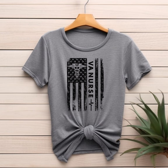 VA Nurse Shirt Veterans Affairs Nurse Gift for Nurse Tshirt RN Christmas Present for Registered Nurse Tee Nursing School Graduation Birthday