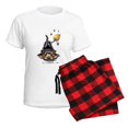 thumbnail image 5 of CafePress - Bee Yorkie Lover Women's Light Pajamas - Women's Short Sleeve Print T-Shirt and Pants Light Cotton Pajama Set, 5 of 7