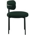 thumbnail image 5 of Maklaine Contemporary Green Finished Fabric Dining Chair, 5 of 7