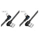 thumbnail image 2 of Moyic Cable USB de 2m 2.4A Cable de carga rápida tipo C Cable de de teléfono LED para Cable de de datos Micro-Usb de 90 grados Negro micro de 1 m 2Conjunto, 2 of 6