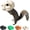 White, variant on Rongyun Dinosaur Head Squirrel Feeder - Hanging Squirrel Feeders for Outside, T-Rex Squirrels Feeders, Squirrel Boxes Backyard Patio Garden (Green)