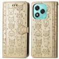 thumbnail image 3 of Funda Cartera FOXDOCK para Honor 400 Lite , Flip PU con Relieve de Gatos y Perros, Tarjetero y Soporte, 3 of 6