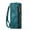 Green, variant on for Samsung Galaxy S25 Premium PU Leather Folding Case, Multiple Card Slots Design, Wrist Strap Zipper Pocket Kickstand Magnetic Snap, Wireless Charging for Samsung Galaxy S25, Pink