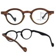 thumbnail image 3 of 2 Pack Round Wood Grain Reading Glasses Progressive Readers Presbyopic glasses, 3 of 3