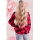 thumbnail image 1 of ABPHQTO Rose Blooming Rose Allover Camisa de manga farol para mujer, 1 of 5