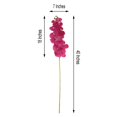 thumbnail image 6 of BalsaCircle 2 Fuchsia 40" Artificial Faux Silk Orchid Flowers Sprays Stems Home Party, 6 of 8