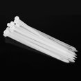 thumbnail image 4 of 100Pcs 20cm Reusable Nylon Cable Self Locking Zip Ties Wire Wrap Fasten Strap White, 4 of 8