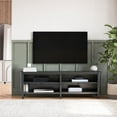 thumbnail image 2 of RealRooms Farmhouse Console for TVs up to 75", Black Oak, 2 of 10