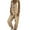 Khaki Wide Leg Jumpsuits for Women, variant on Dyegold Jumpsuits for Women Casual, Jumpsuits for Women Dressy Plus Size Pocket Straight Wide Leg Stretchy Trousers Pants Sleeveless Square Neck Rompers