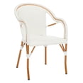 thumbnail image 4 of SAFAVIEH California Outdoor Patio Armchair, White, Set of 2, 4 of 12