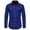 Blue, variant on Wyobmus Men's Dress Shirts Long Sleeve Plaid Collar Stretch Wrinkle-Free formal Shirt Business Casual Button Down Shirts Blue