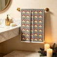 thumbnail image 4 of 2 Pack Christmas Kitchen Towels, Bells Christmas Hand Towels, Soft Absorbent Holiday Dish Towels for Bathroom Kitchen Decor, Xmas Gift, 15.7 x 23.6 inch, 4 of 6