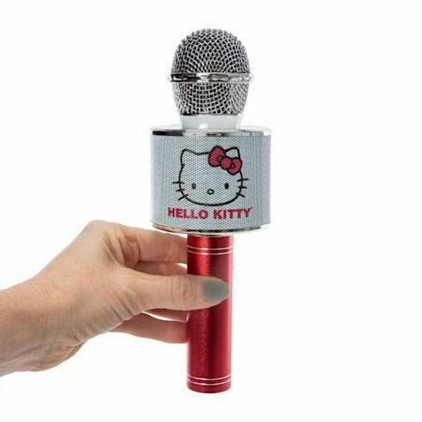 Sanrio Hello Kitty Red Bluetooth Karaoke Microphone & Wireless