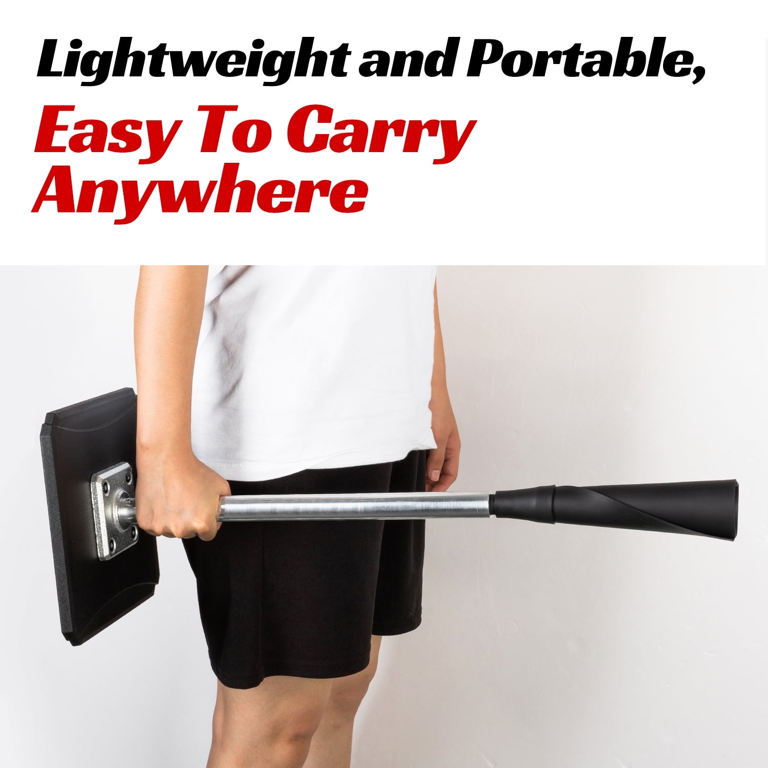 FITPLAY Portable Batting Tee, Adjustable Height 25-37", Hitting Tee for Baseball and Softball