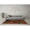 thumbnail image 3 of Ahgly Company Indoor Rectangle Oriental Brown Modern Area Rugs, 7' x 9', 3 of 4