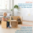 thumbnail image 6 of ECR4Kids Premium Bentwood Multipurpose Table and Chair Set, Natural, 3-Piece, 6 of 9