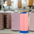 thumbnail image 4 of Ferencaa 3000 Yards Spool Luminous Glow In The Dark Machine Embroidery Sewing Thread (Pink), 4 of 10