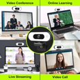 thumbnail image 4 of ZIQIAN 1080p HD Webcam with Auto Focus & Ring Light, Privacy Cover, Tripod Included, Plug and Play, 4 of 7