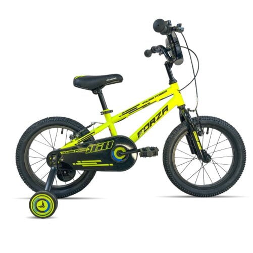 Bicicleta Benotto Forza Young Power BMX R16 1V Amarillo Neon y Negro Unisex
