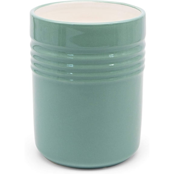 Kook Countertop Utensil Holder Crock , Teal