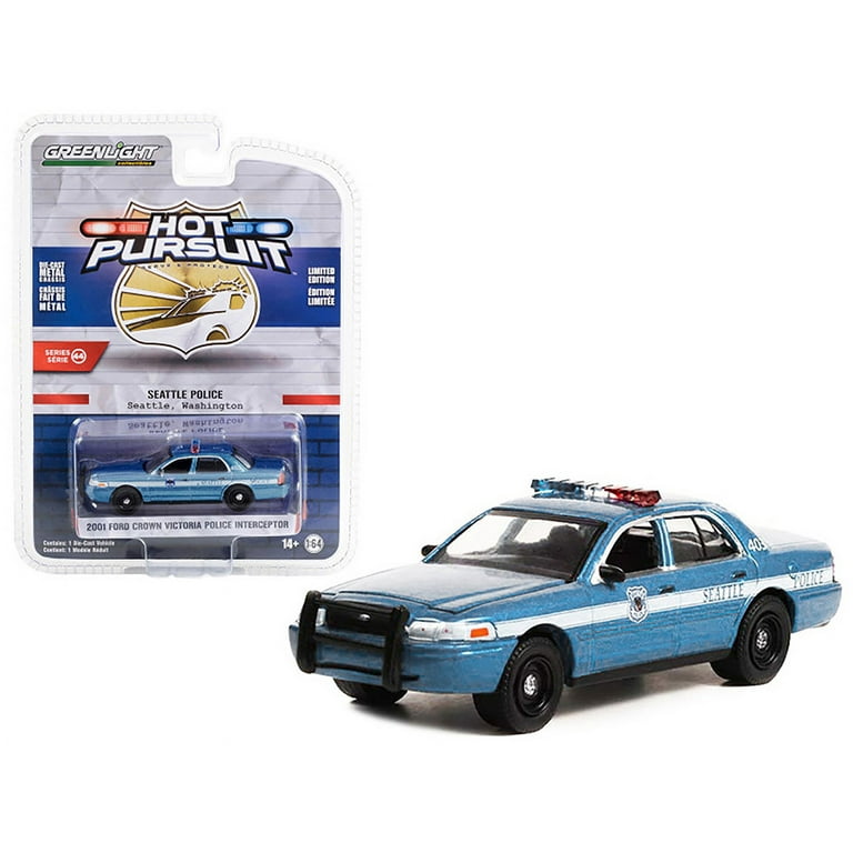 Greenlight 2001 Ford Crown Victoria Police Interceptor 1/64