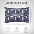 thumbnail image 4 of KLL Bamboo Panda Pattern Silk Pillowcase for Hair and Skin Standard Size 20"X 30" Soft Breathable Pillow Covers for Sleeping, 4 of 6