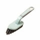thumbnail image 3 of Cabezal de cepillo limpiador de baldosas de tina | Herramienta de fregado de baño para bañera, ducha, piso del inodoro, zócalo de cocina | Cepillo de fregar de plástico flexible | Blanco Verde, 3 of 9