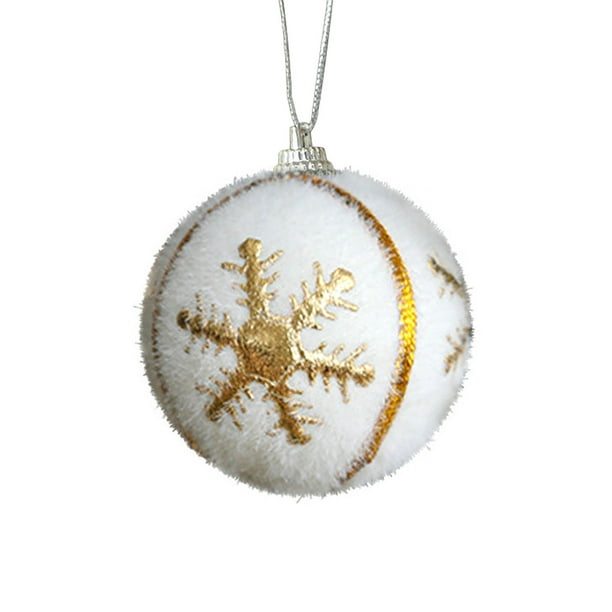 Decoraciones de Árbol de Navidad 6 Piezas Decoraciones de Bola de Árbol de Navidad Decoraciones de Bola de Navidad Decoraciones de Fiesta de Casa Ornamentos de Árbol de Navidad