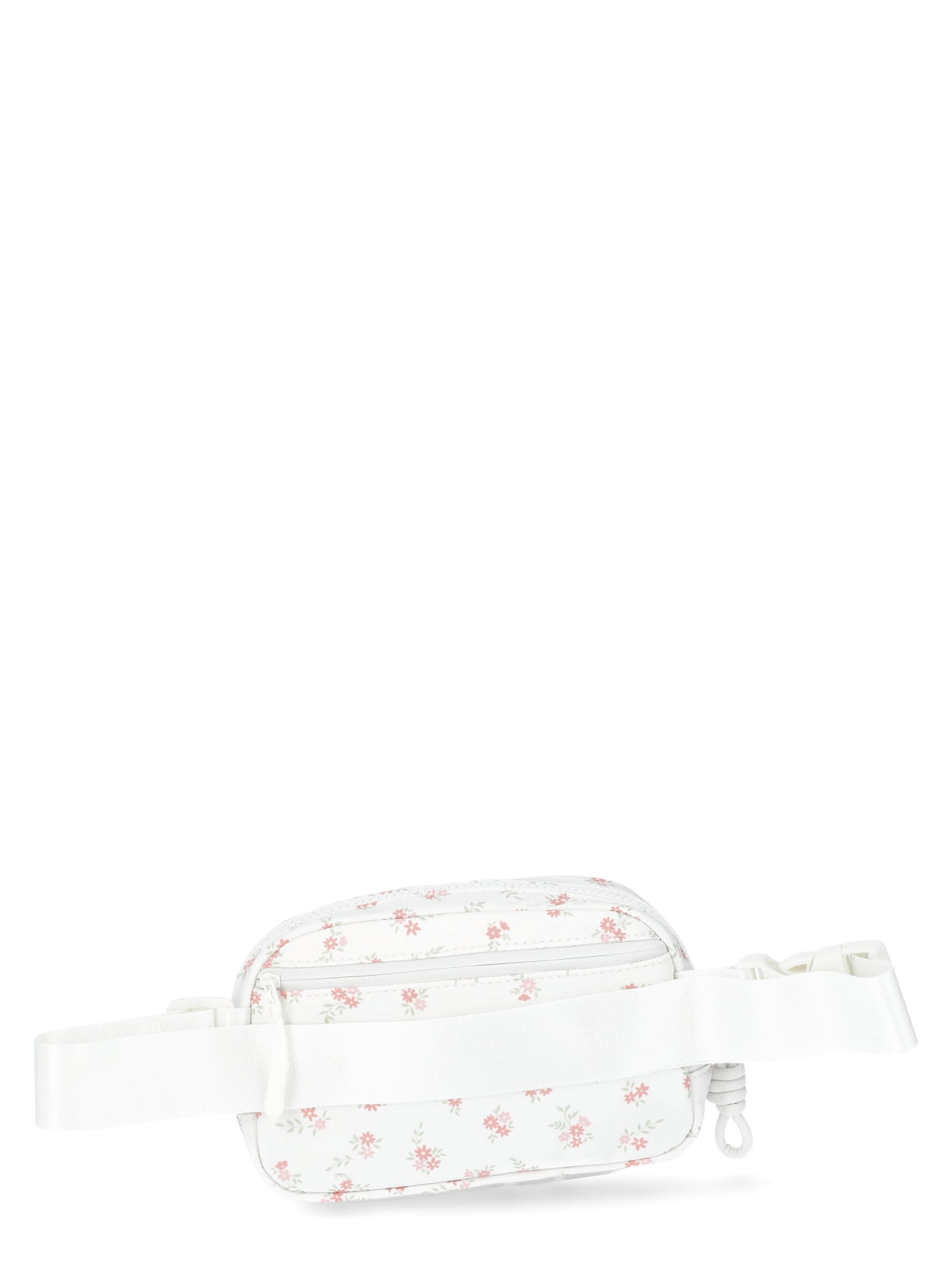 No Boundaries Hands Free Fanny Pack, Ivory Floral, Women’s