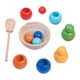 thumbnail image 2 of Rainbow Balls in Cups Montessori Toy Juguetes de educación temprana Motricidad fina Preescolar Juguetes sensoriales Entrenamiento Pensamiento lógico 6 colores Hugo Bolas en Copas, 2 of 10