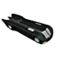 thumbnail image 2 of Batman: The Animated Series Batmobile Vinyl Bank Statue, 2 of 2