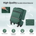 thumbnail image 6 of Ktaxon 20" Carry-on Luggage Softside Suitcases Oragnizer Bag with 360° Spinner Wheels Lightweight Travel Suitcase, Green, 6 of 11