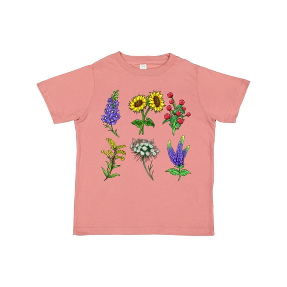 Inktastic Group of Beautiful Wildflowers Boys or Girls Toddler T-Shirt
