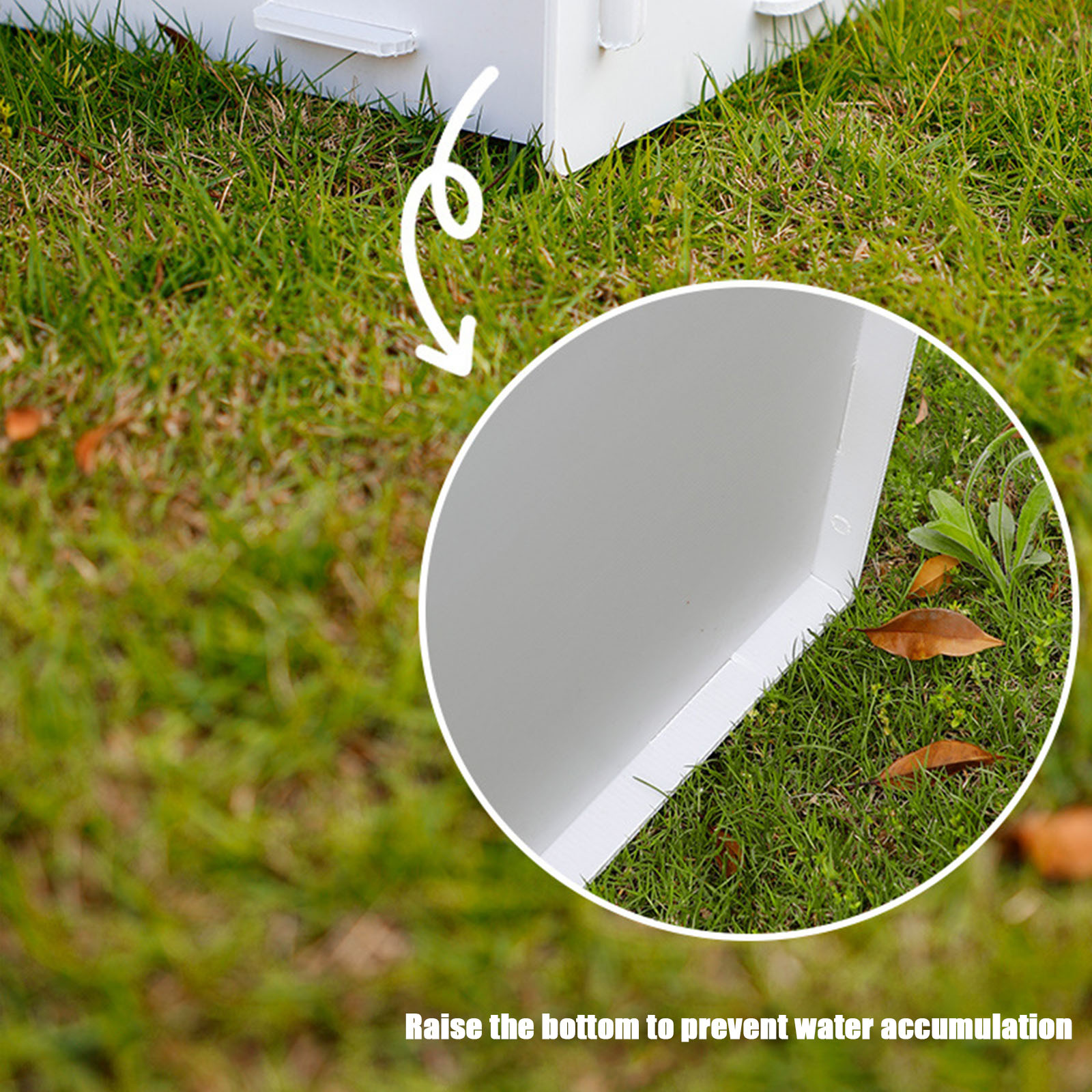 Waterproof Plastic Pet Dog House, Cat House with Elevated Base, Doghouse Puppy Shelter Kennel Indoor Outdoor Ventilate, Easy Clean  Cat Shelter Pet House, Plastic Cat House for Small Cats Dogs