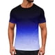 thumbnail image 1 of Tops para hombre, blusas y camisas de cuello redondo y manga corta para hombre, blusas y camisas casuales deportivas con estampado degradado divertido para hombre y mujer, blusas vintage de manga cort, 1 of 8