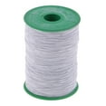 thumbnail image 2 of Fil Élastique Élastique pour Perles, Tissu de Bricolage, Blanc, 0,5mm, Blanc Froid, 2 of 9