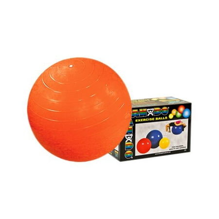 Inflatable Ball, Orange, 55 cm, 22 Inch, Boxed, Cando exercise balls are used to improve balance, coordination, flexibility, strength and even.., By Cando Ship from