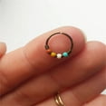 thumbnail image 3 of Retro Fashion Nose Ring Jewelry for Women Girls Birthday Valentine Anniversary Boho Nose Piercing Accessory, 3 of 8