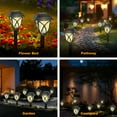 thumbnail image 4 of TopZoo Solar Lights Outdoor Pathway, 6 Pack Solar Garden Stake Lights for Yard Patio Walkway Planter Pool, LED Waterproof, Warm White, 4 of 6