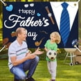 thumbnail image 3 of Happy Fathers Day Banner Decorations,Happy Fathers Day Backdrop for Photography, Father's Day Party Decorations for Home Party Photo Booth Prop, 3 of 5