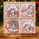 thumbnail image 3 of 12 piezas de adornos para árbol de Navidad, bonitos colgantes decorativos para fiestas. Color b, 3 of 9