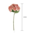 thumbnail image 2 of Single Branch Mini Hydrangea Flower, Silk Artificial Flowers with Stems for Home Wedding Decor, 2 of 8