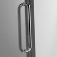thumbnail image 3 of Serene Valley 66 x 74 In Square Rail Frameless Sliding Shower Door, Chrome, 3 of 8