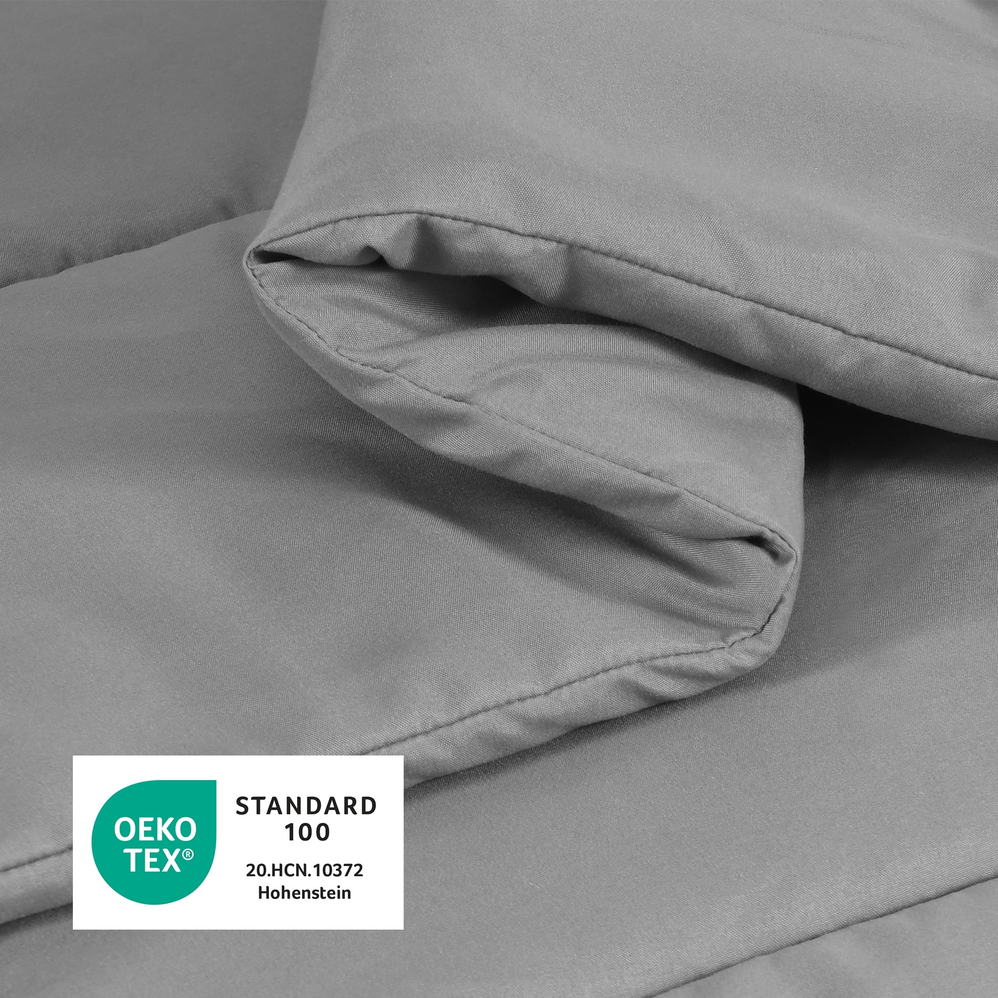 Swift Home High-Filled Down Alternative Comforter, Ultra Soft All Season Hypoallergenic Bedding, Twin, Light Grey