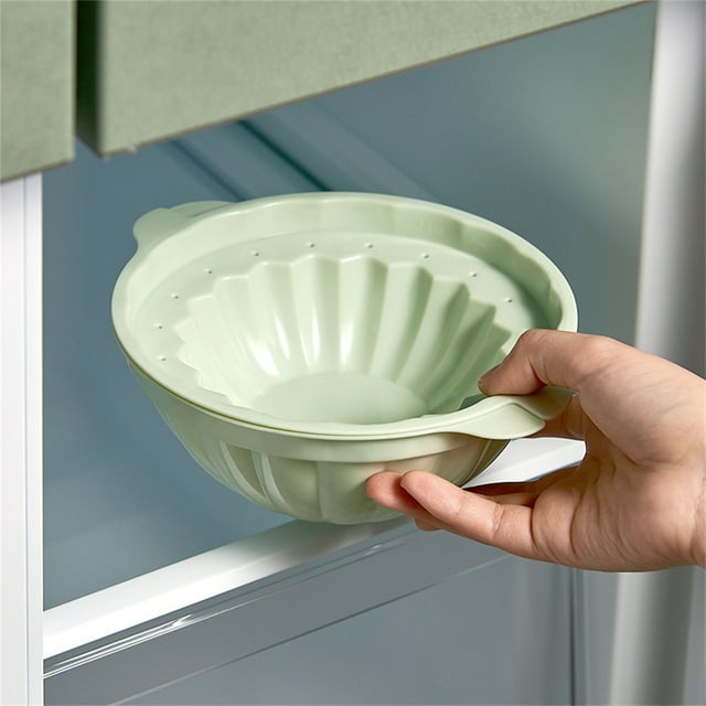 CEHVOM Dessert Bowl DIY 3D Ice Cream Bowl Kitchen Tool Ice Bowl Containers Mold Quick-Freezing Container Large-Capacity Round Empty Moulds Homemade Ice Bowl Mold Clearance