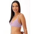 thumbnail image 3 of Maidenform SOJOURN LILAC Soft Support Wireless Lace Bralette, US Large NWOT, 3 of 5