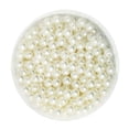 thumbnail image 3 of 500 unids 6 mm redondo Plástico Sunnimix imitación perla espaciador perlas bricolaje arte blanco, 3 of 5