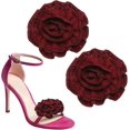 thumbnail image 1 of Decorative Shoe Clips, Removable Bow Clip Flower Rhinestone Charms for Women Dress High Heels Accessories, 1 of 5